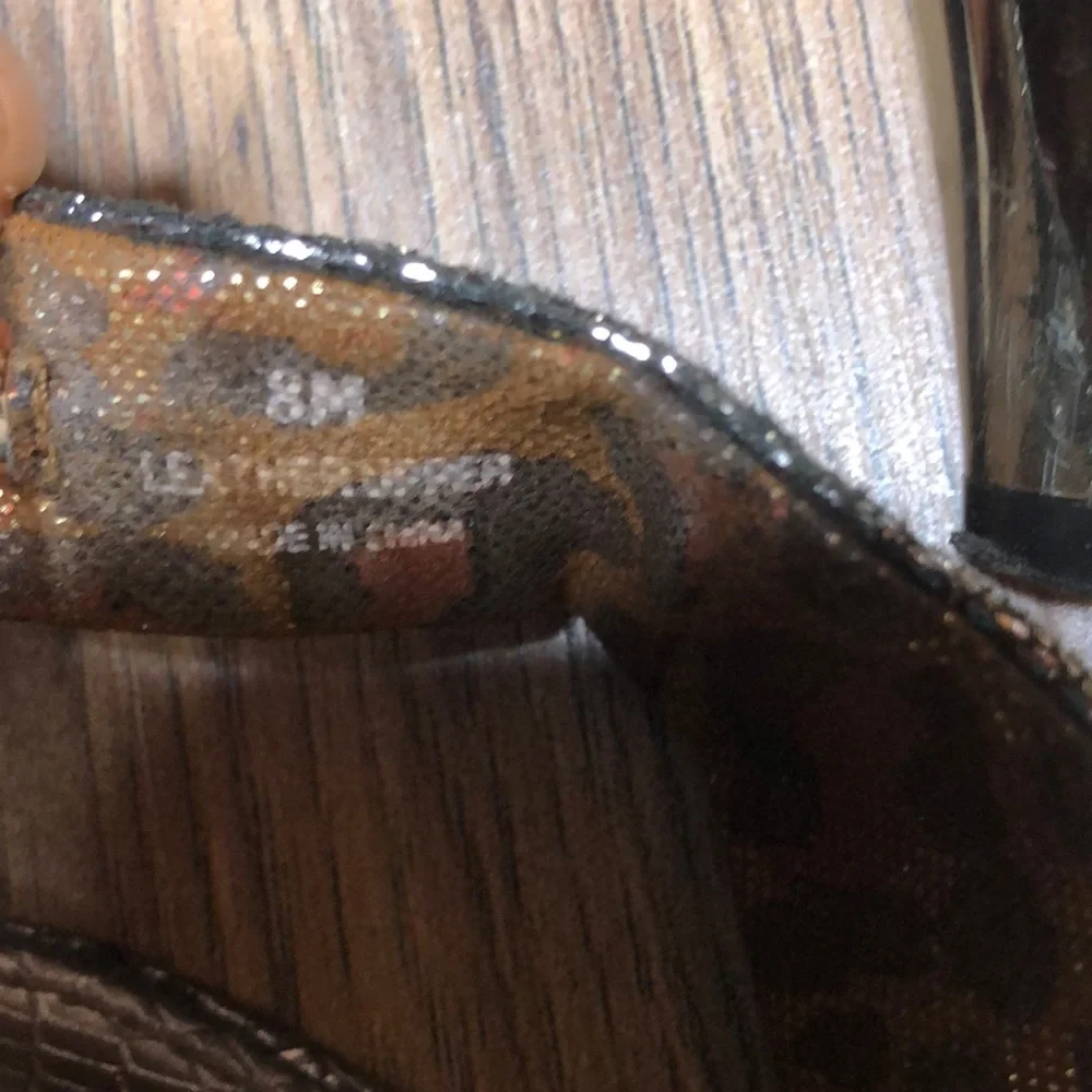Sam Edelman Nova metallic kitten heel 8M - Picture 5 of 8